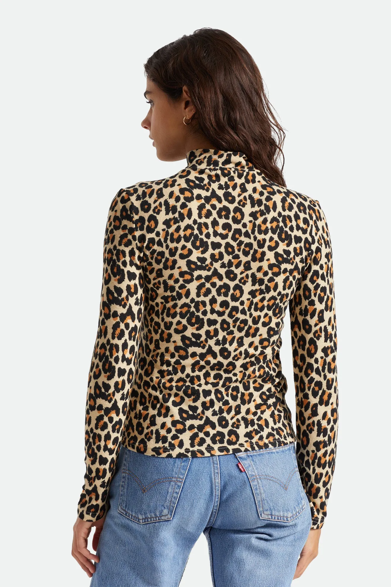 Blitz Turtleneck - Leopard sold by Brixton product image thumbnail 4