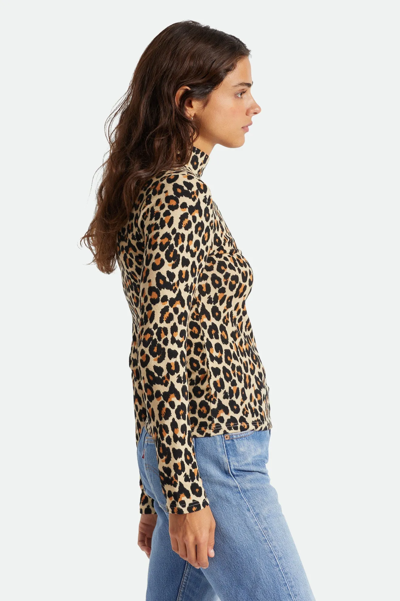 Blitz Turtleneck - Leopard sold by Brixton product image thumbnail 3