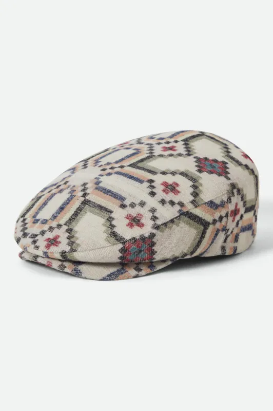 Hooligan Flat Cap - Digi Tile Flannel sold by Brixton