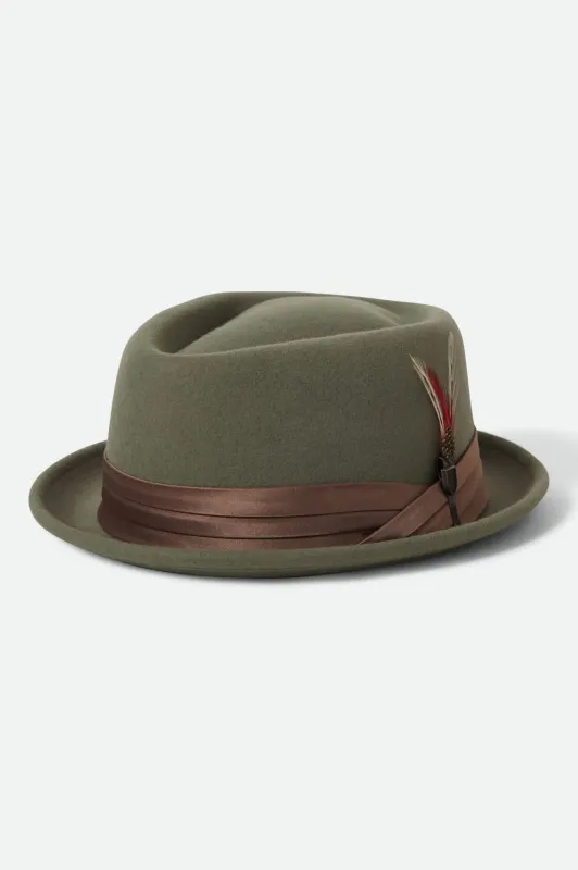 Stout Pork Pie - Olive Surplus/Bronze made by Brixton