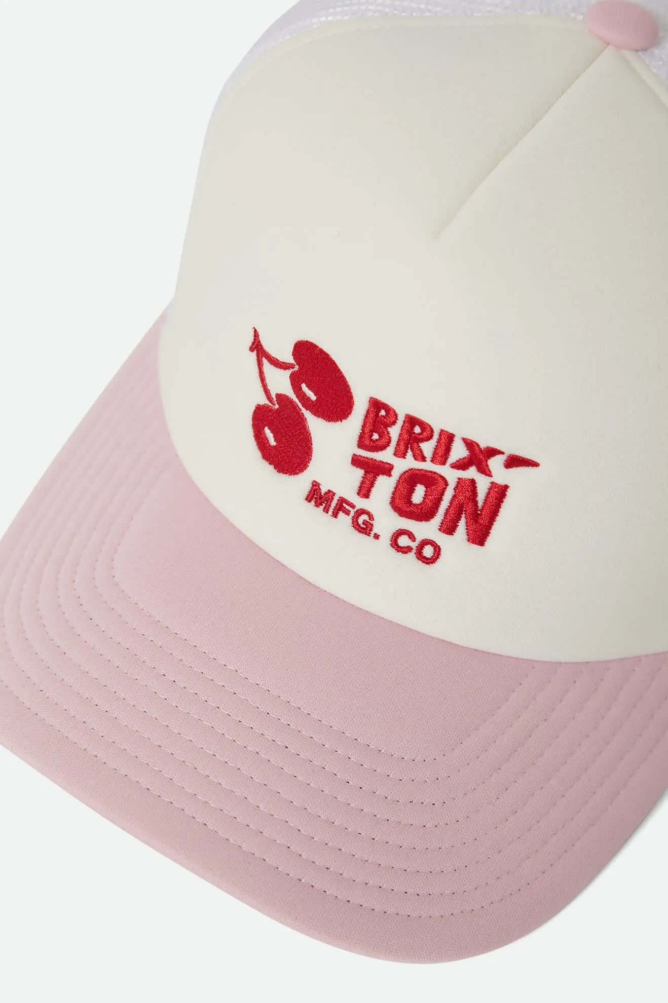 Cherry NetPlus Trucker Hat - Off White/Pink sold by Brixton product image thumbnail 3