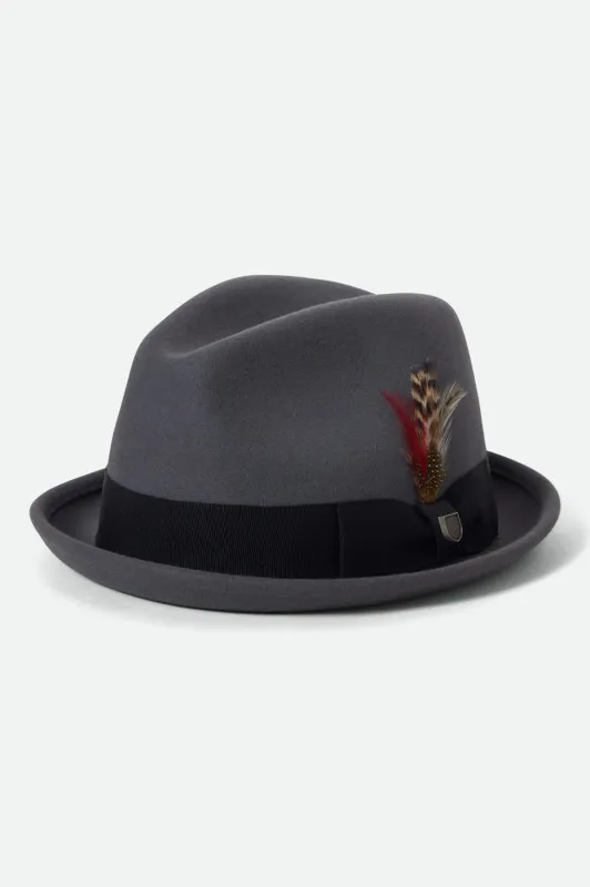 Gain Fedora - Future Grey sold by Brixton