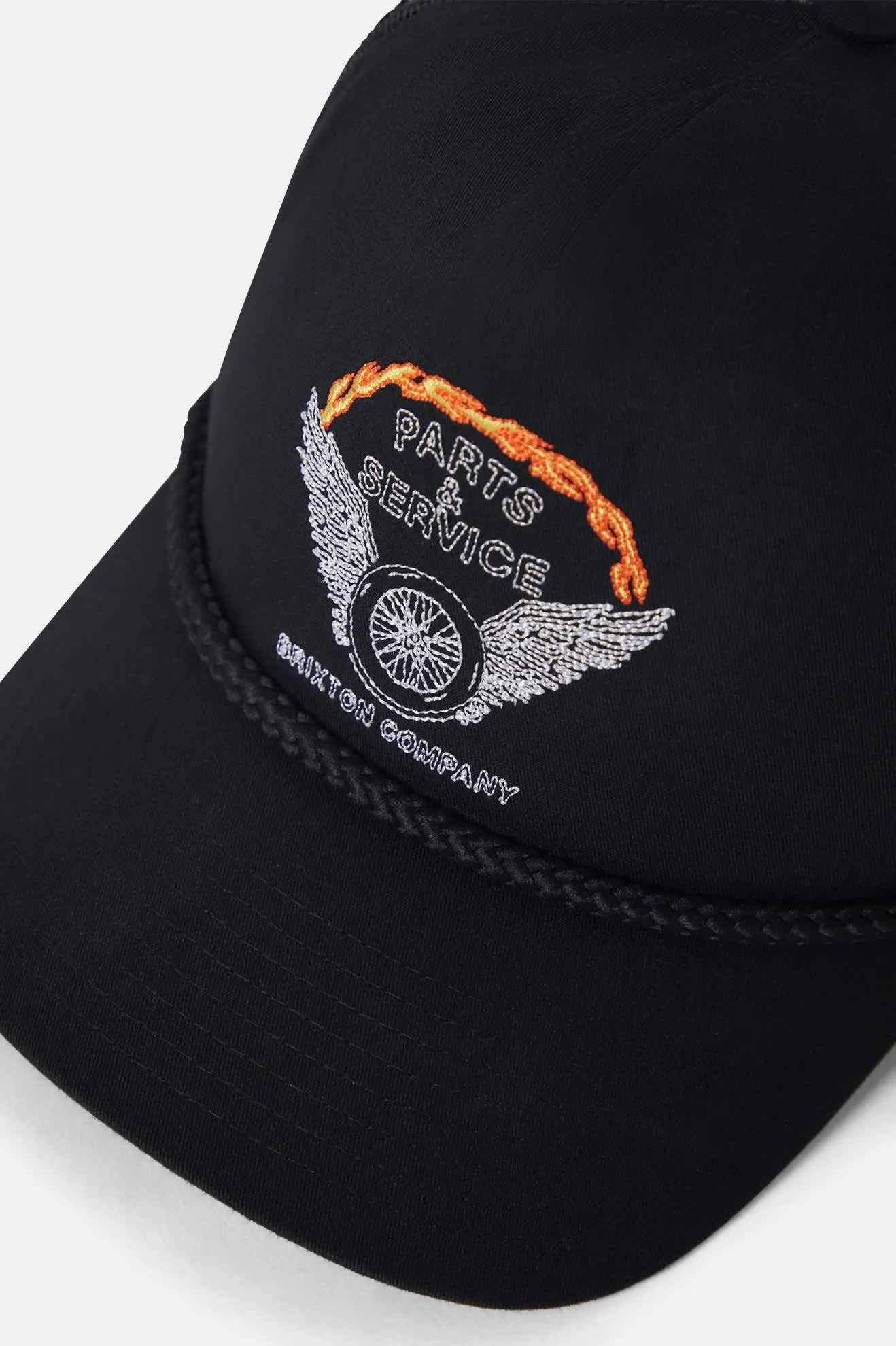 Leeway Trucker Hat - Black/Black sold by Brixton product image thumbnail 3