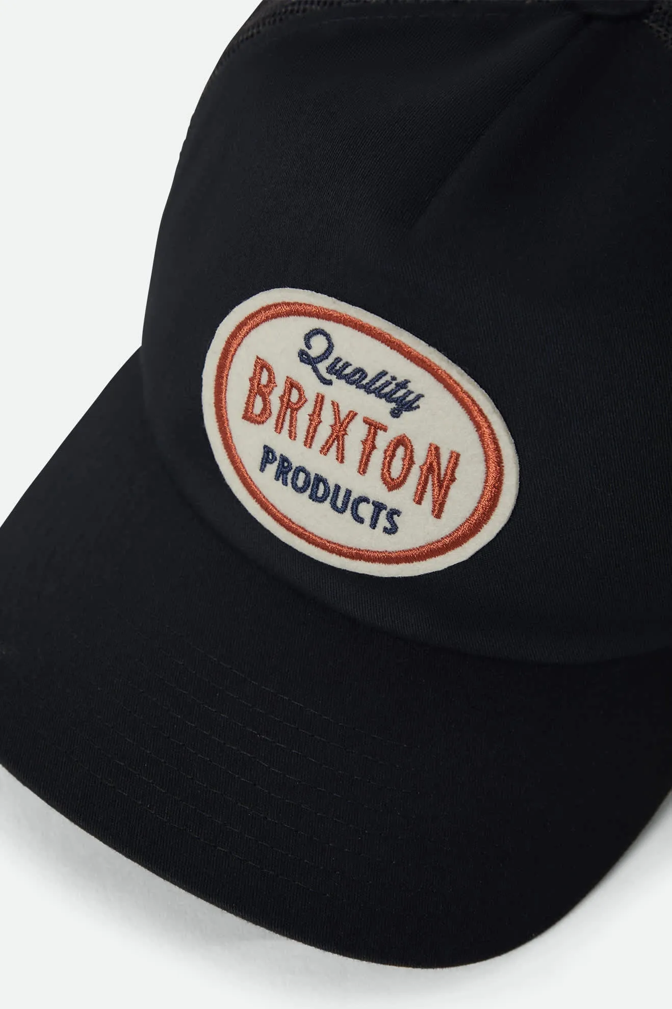 Henry Trucker Hat - Black/Black sold by Brixton product image thumbnail 3