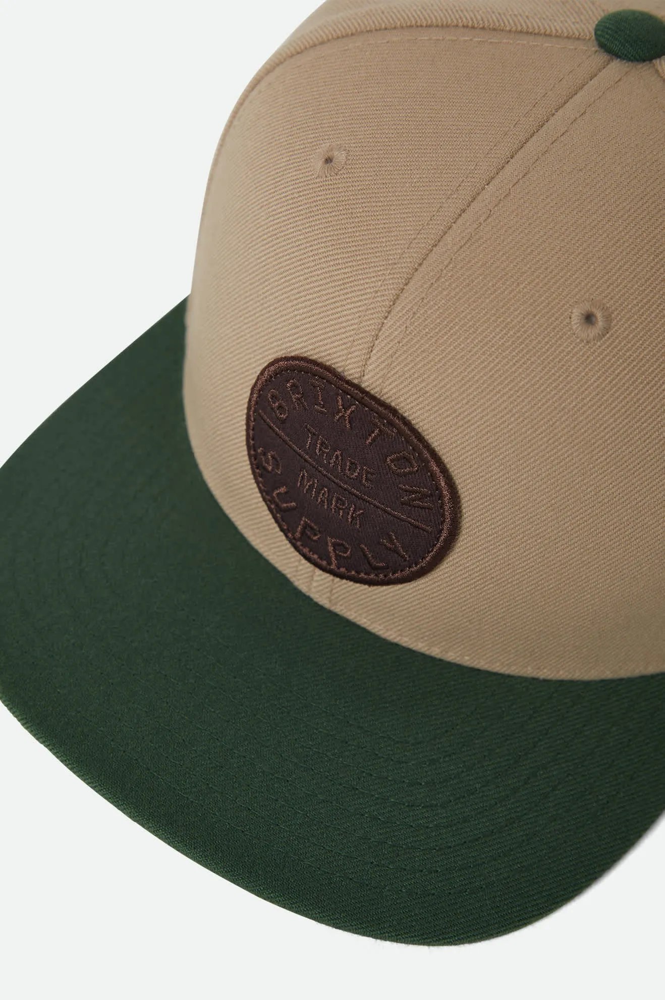 Oath III Snapback - Khaki/Primal Green sold by Brixton product image thumbnail 3