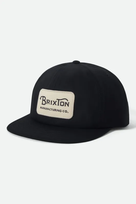 Grade Snapback - Black/Off White sold by Brixton