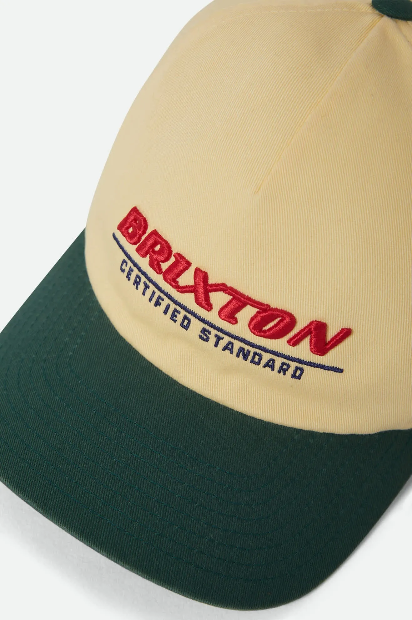 Brixton Certified Adjustable Hat - Washed Celestial Yellow/Mediterranean Teal sold by Brixton product image thumbnail 3