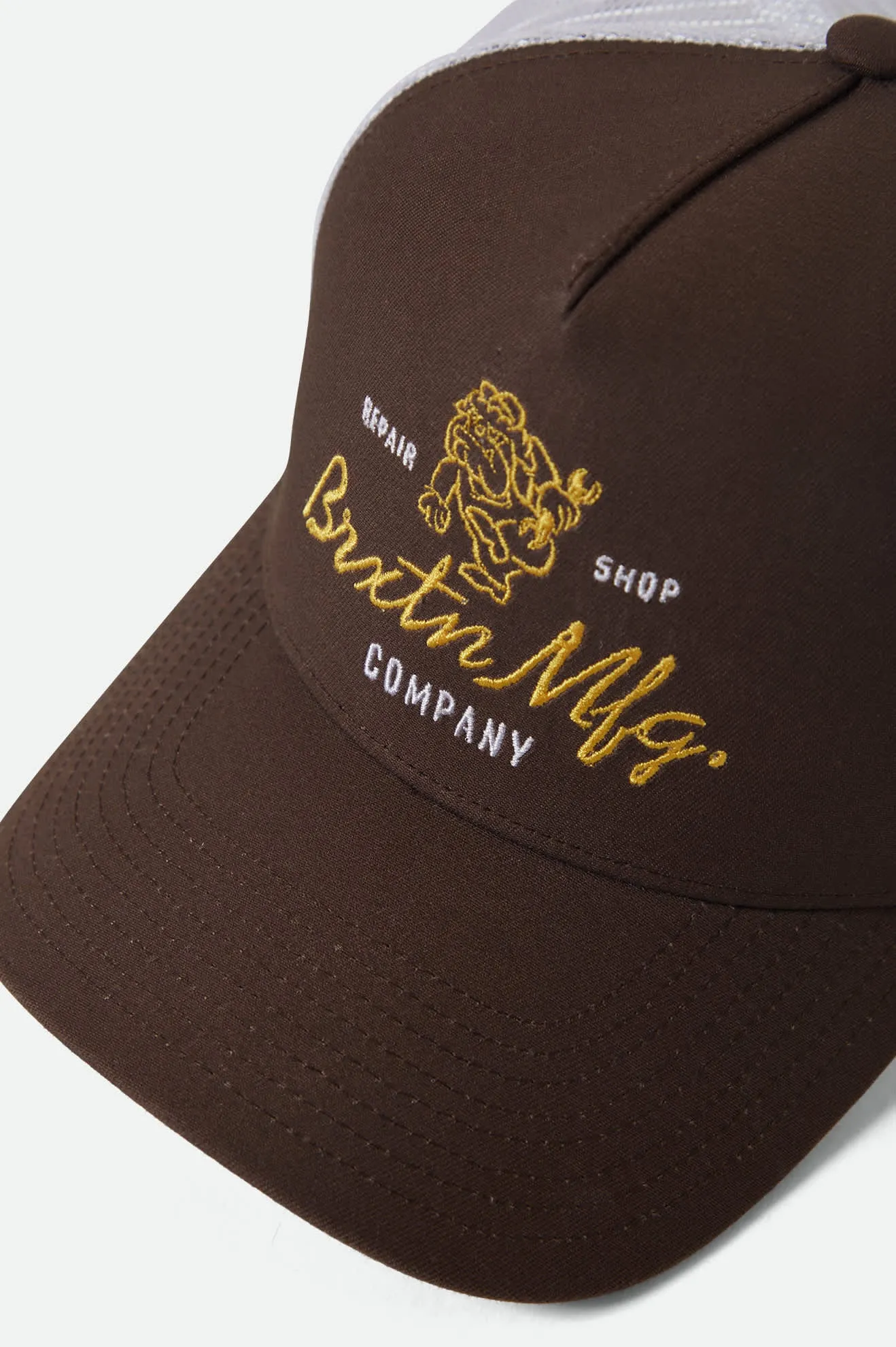 Tolman NetPlus Trucker Hat - Pinecone Brown/White sold by Brixton product image thumbnail 3