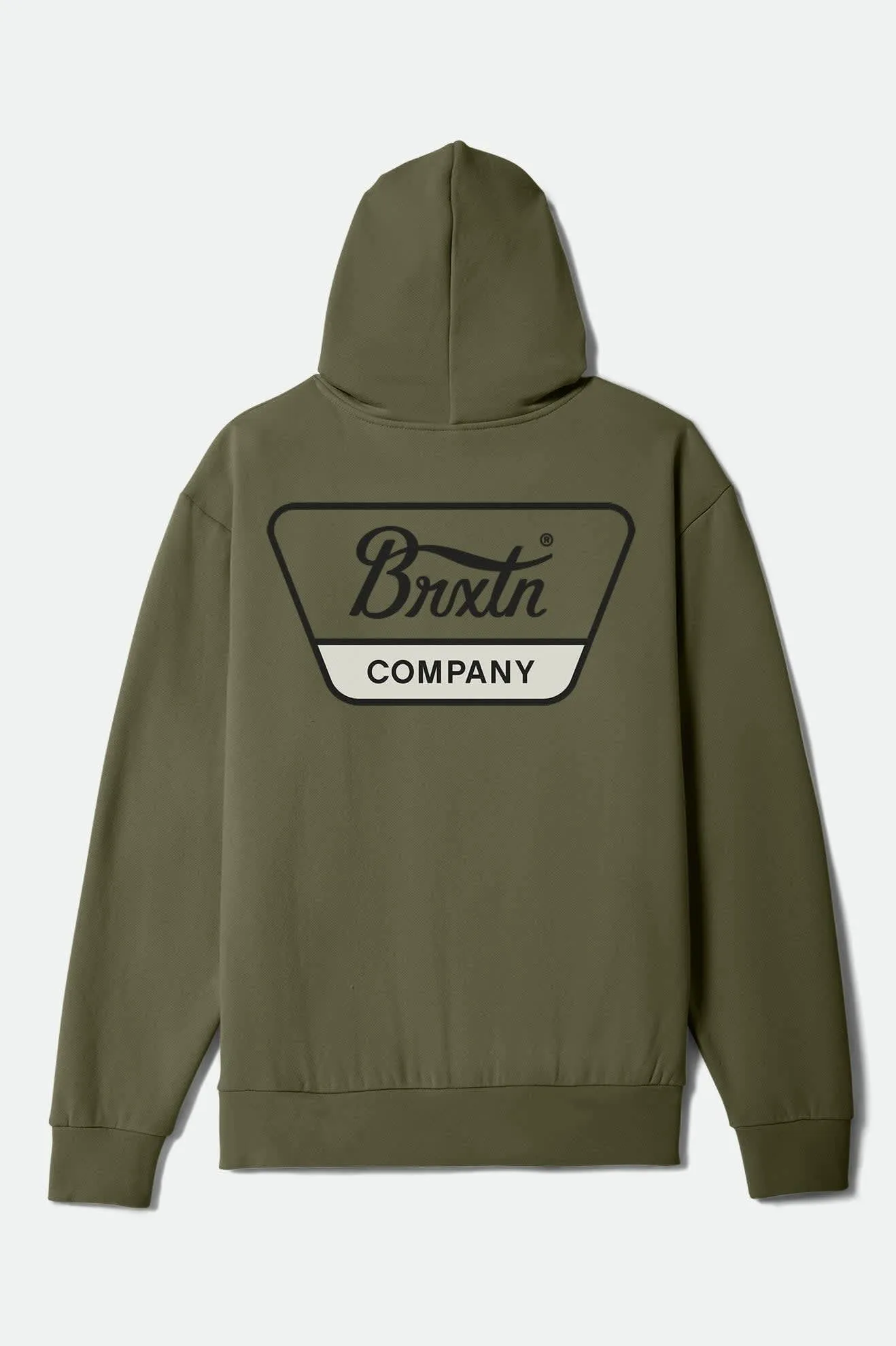 Linwood Hoodie - Army/Black/Off White sold by Brixton product image thumbnail 2
