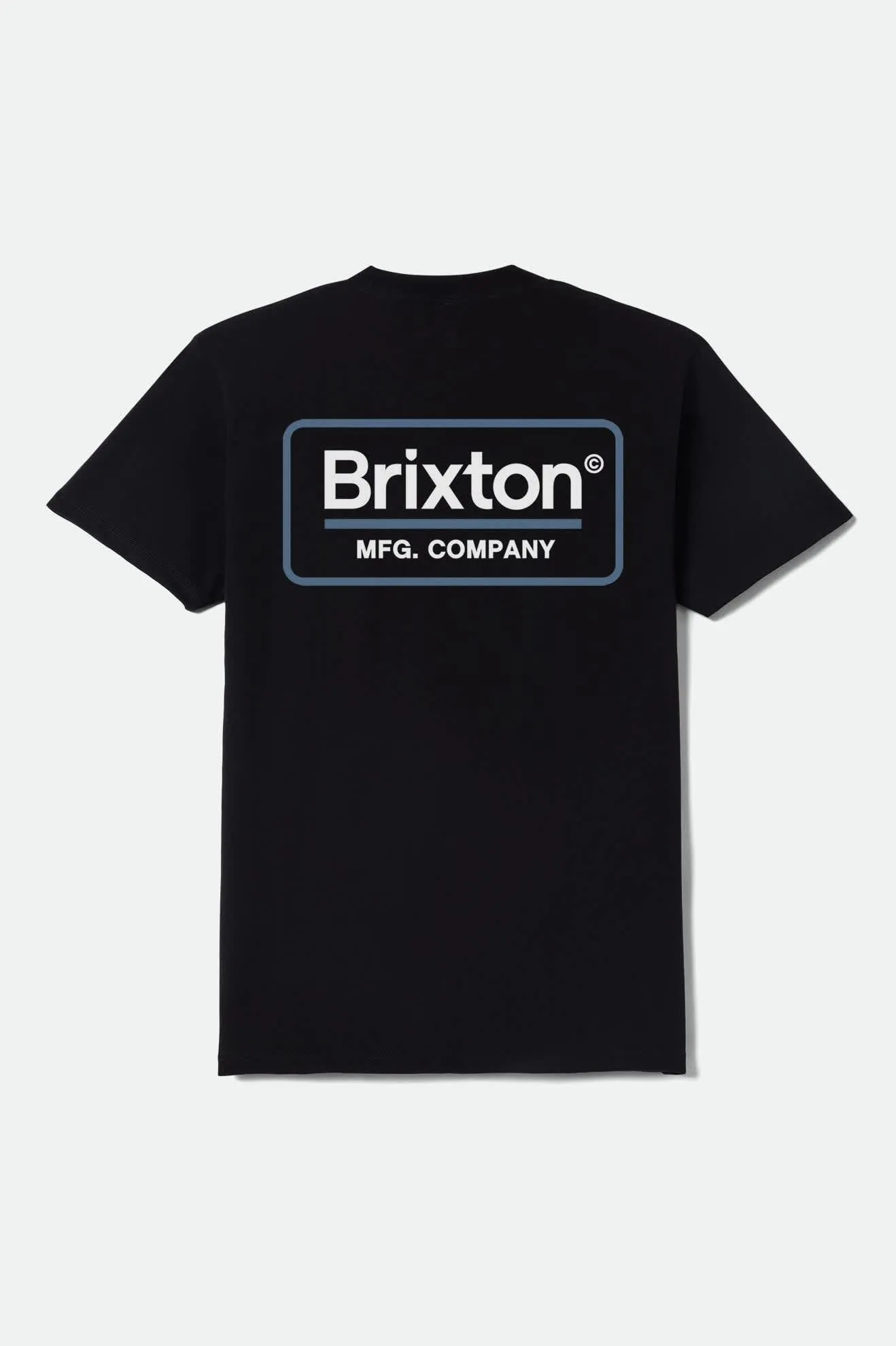 Palmer Short Sleeve Standard T-Shirt - Black/White/Jade sold by Brixton product image thumbnail 2