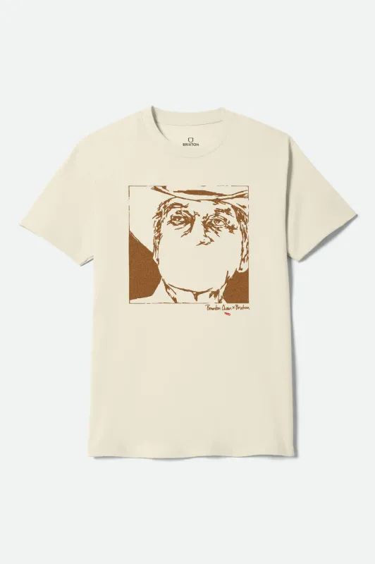 Wilburn Short Sleeve T-Shirt - Cream made by Brixton