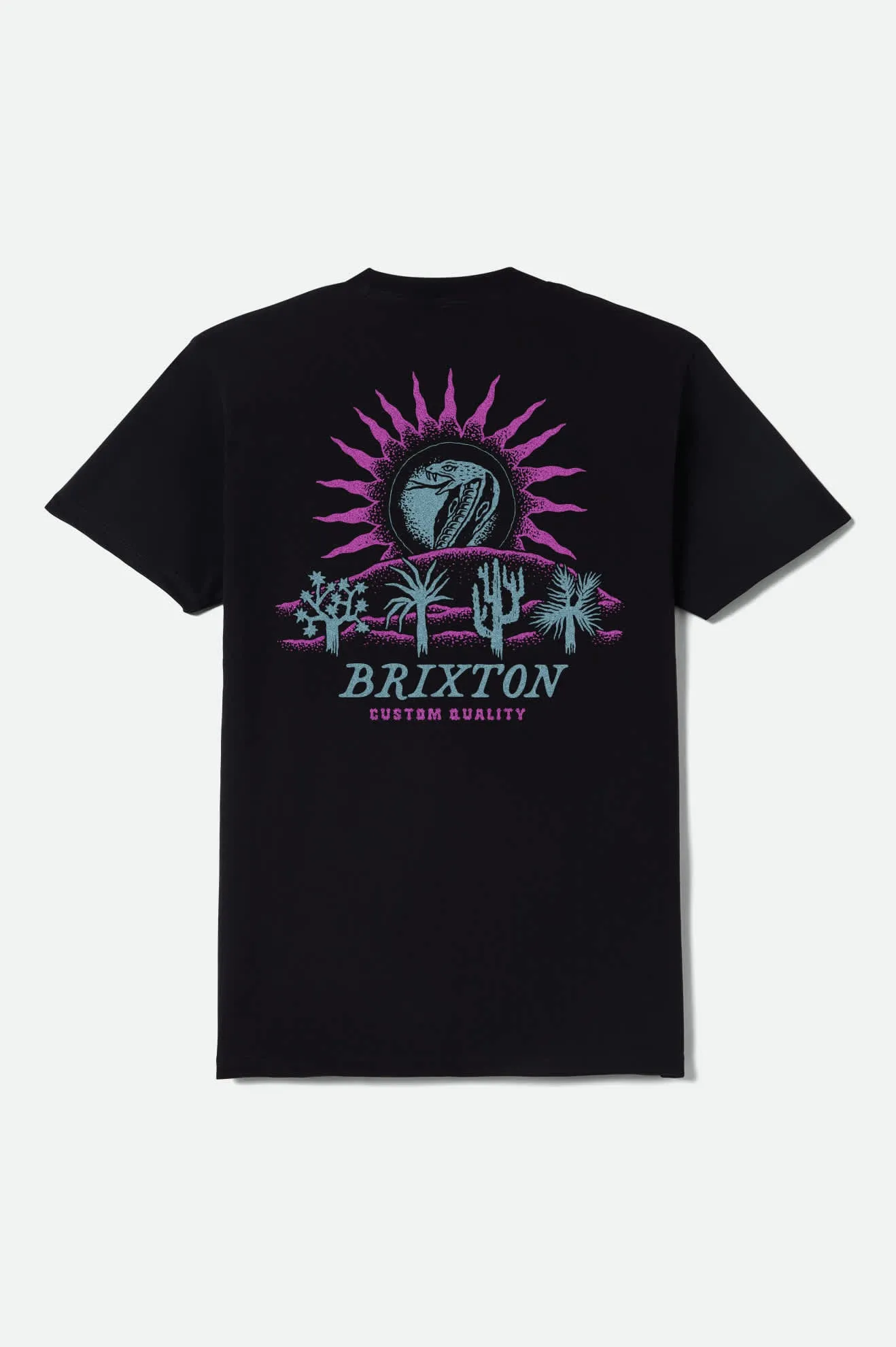 Dark Paradise Short Sleeve T-Shirt - Black sold by Brixton