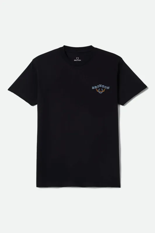 Beekman Short Sleeve T-Shirt - Black made by Brixton