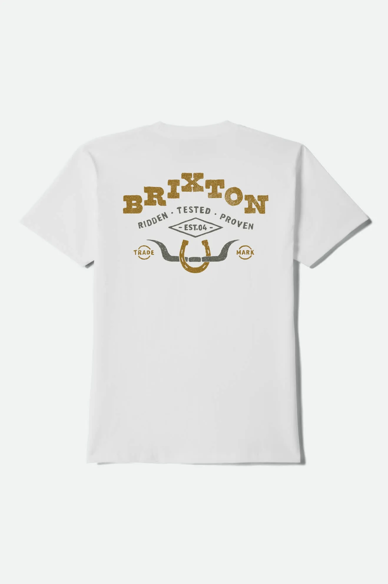 Beekman Short Sleeve T-Shirt - White sold by Brixton product image thumbnail 2