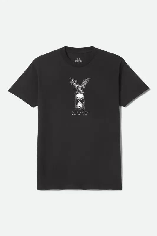 Hourglass Short Sleeve T-Shirt - Black made by Brixton