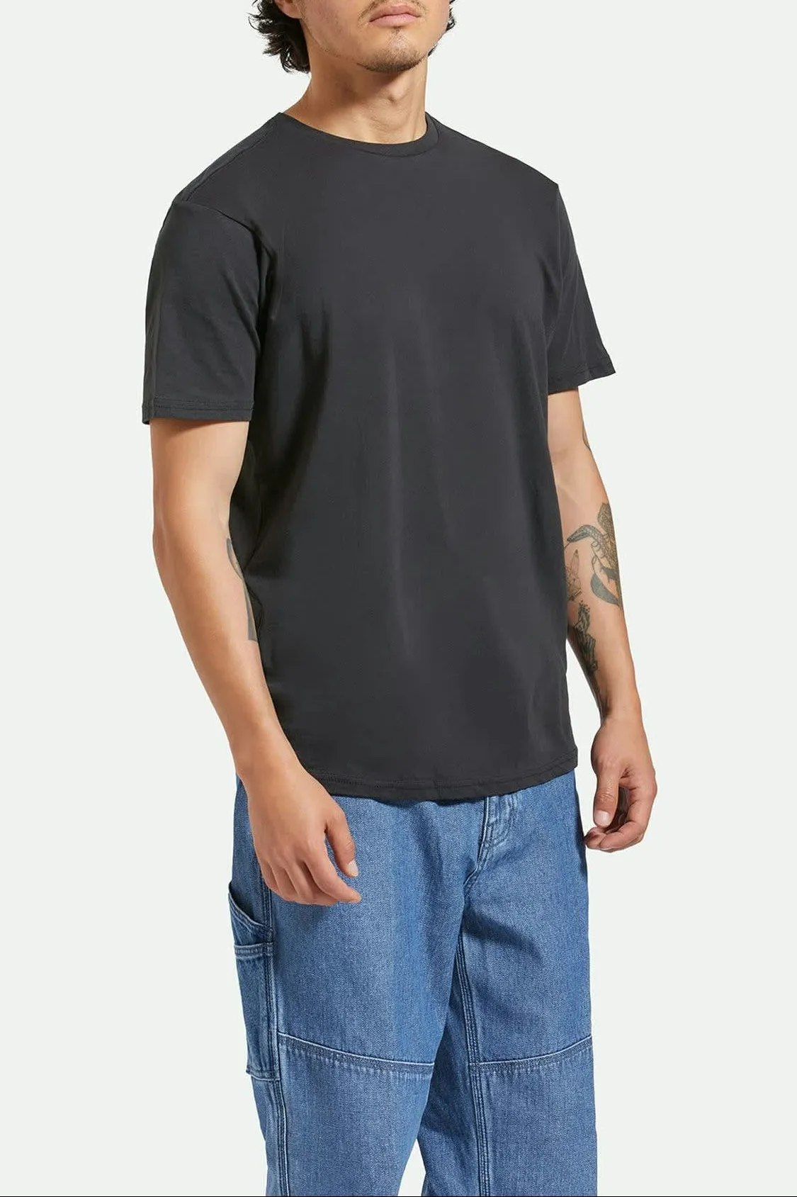 Vintage Reserve S/S Pocket T-Shirt - Black Sol Wash sold by Brixton product image thumbnail 2
