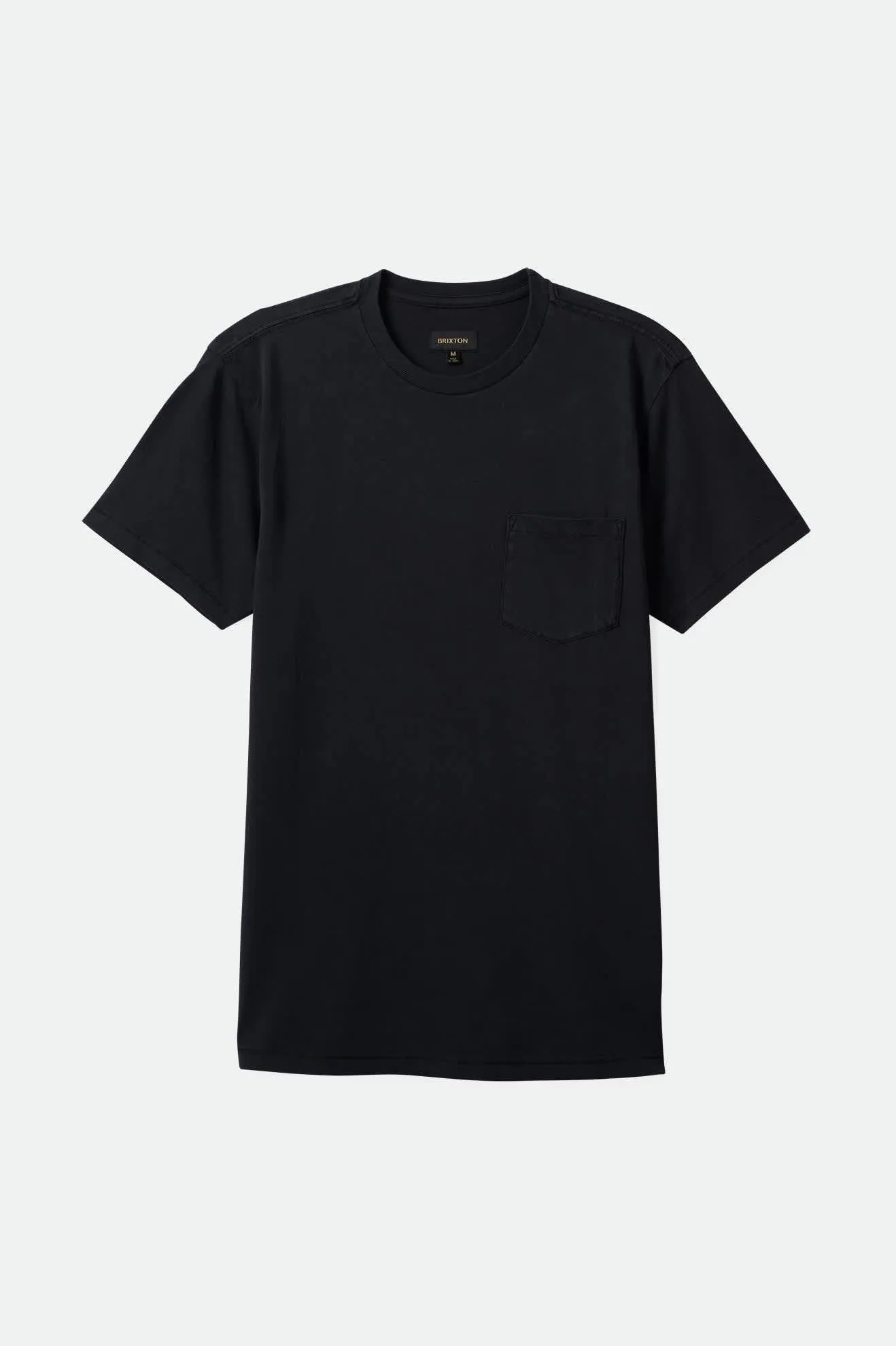Vintage Reserve S/S Pocket T-Shirt - Black Sol Wash sold by Brixton