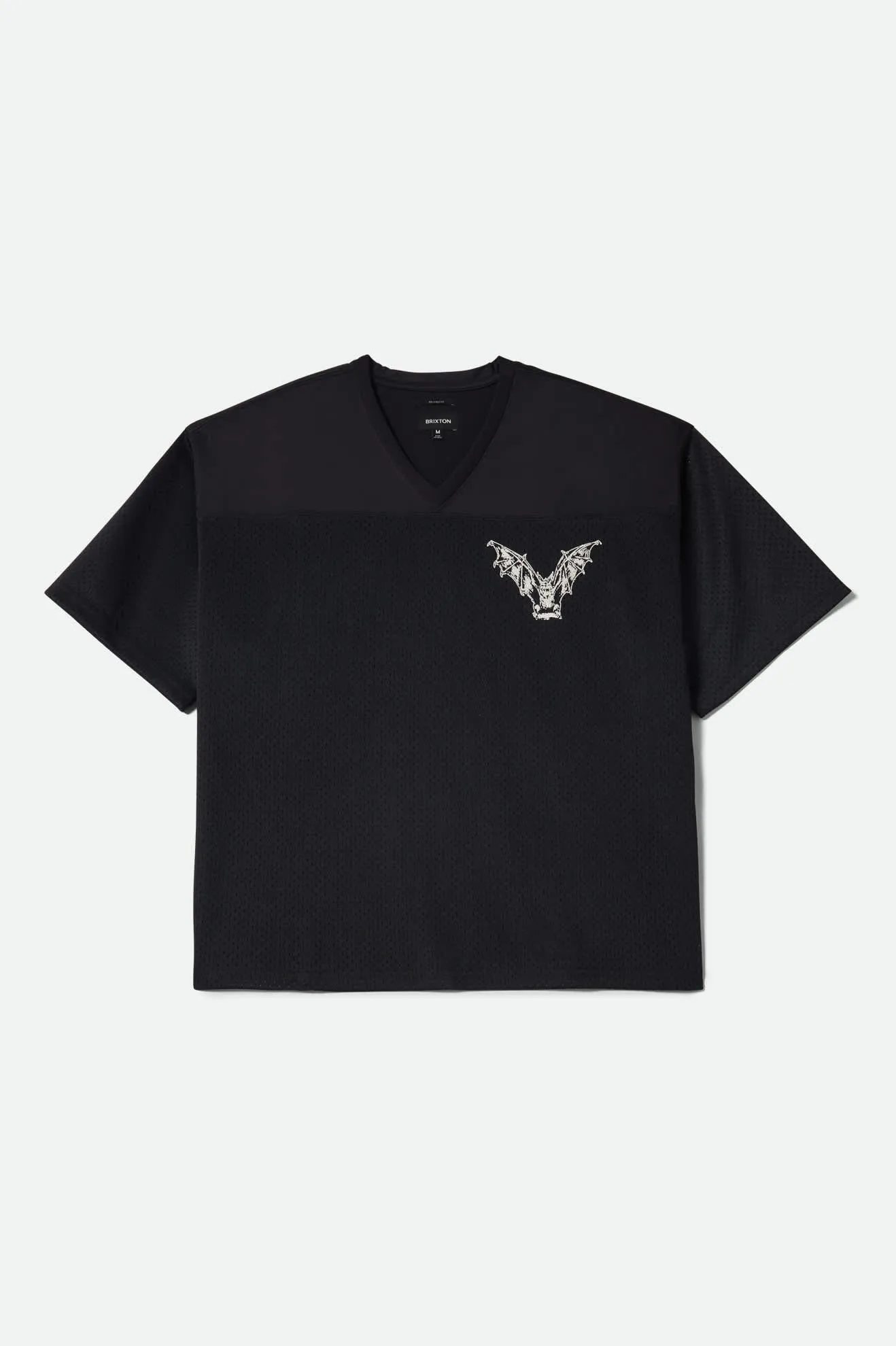 Baggy Mesh Practice Jersey - Black/White Chippa sold by Brixton