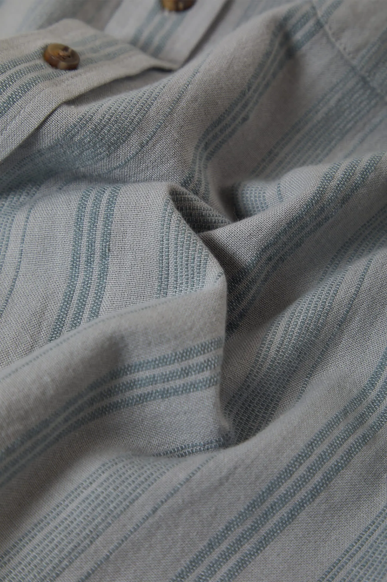 Cru Stripped Dobby Short Sleeve Shirt - Trooper sold by Brixton product image thumbnail 2