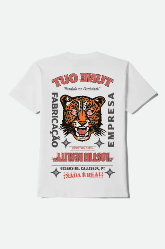 Getaway Short Sleeve T-Shirt - White made by Brixton