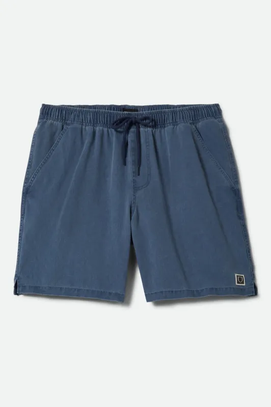 Everyday Vintage Wash Short - Midnight Blue made by Brixton