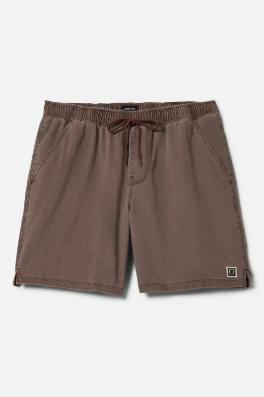 Everyday Vintage Wash Short - Chocolate made by Brixton