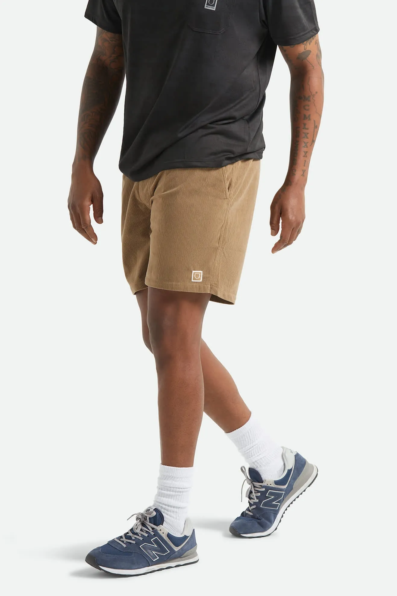 Everyday Corduroy Short - Vintage Khaki sold by Brixton product image thumbnail 5