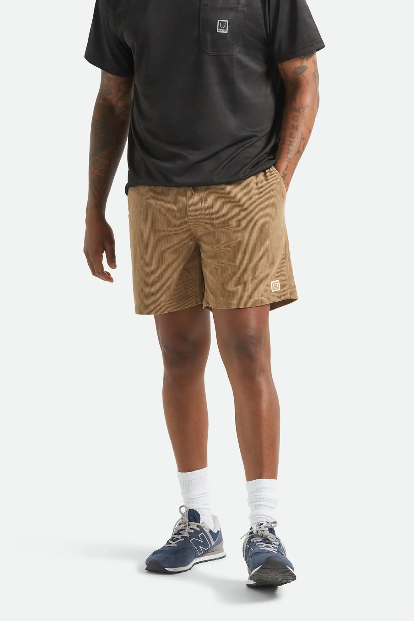 Everyday Corduroy Short - Vintage Khaki sold by Brixton product image thumbnail 2