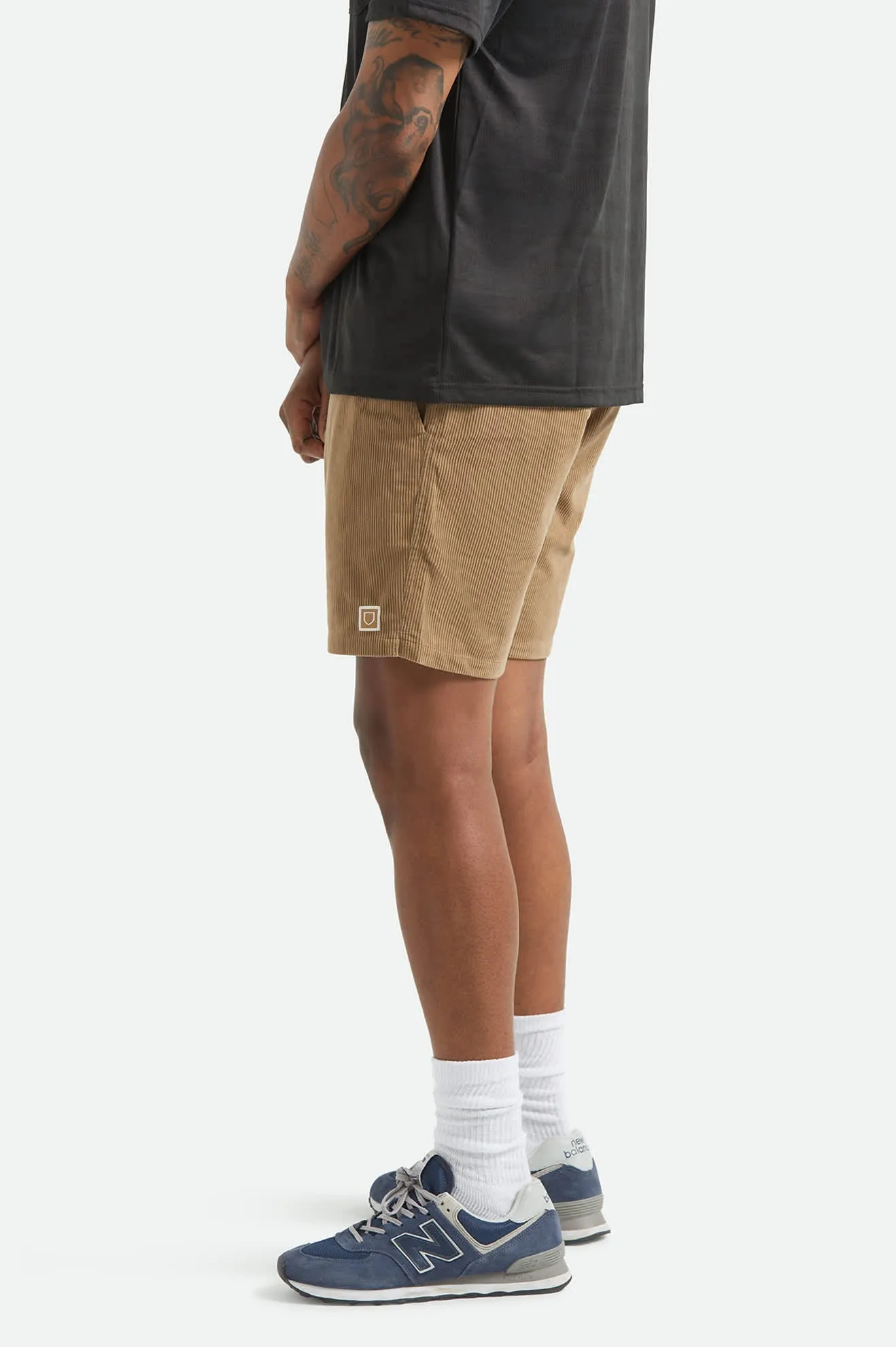 Everyday Corduroy Short - Vintage Khaki sold by Brixton product image thumbnail 3