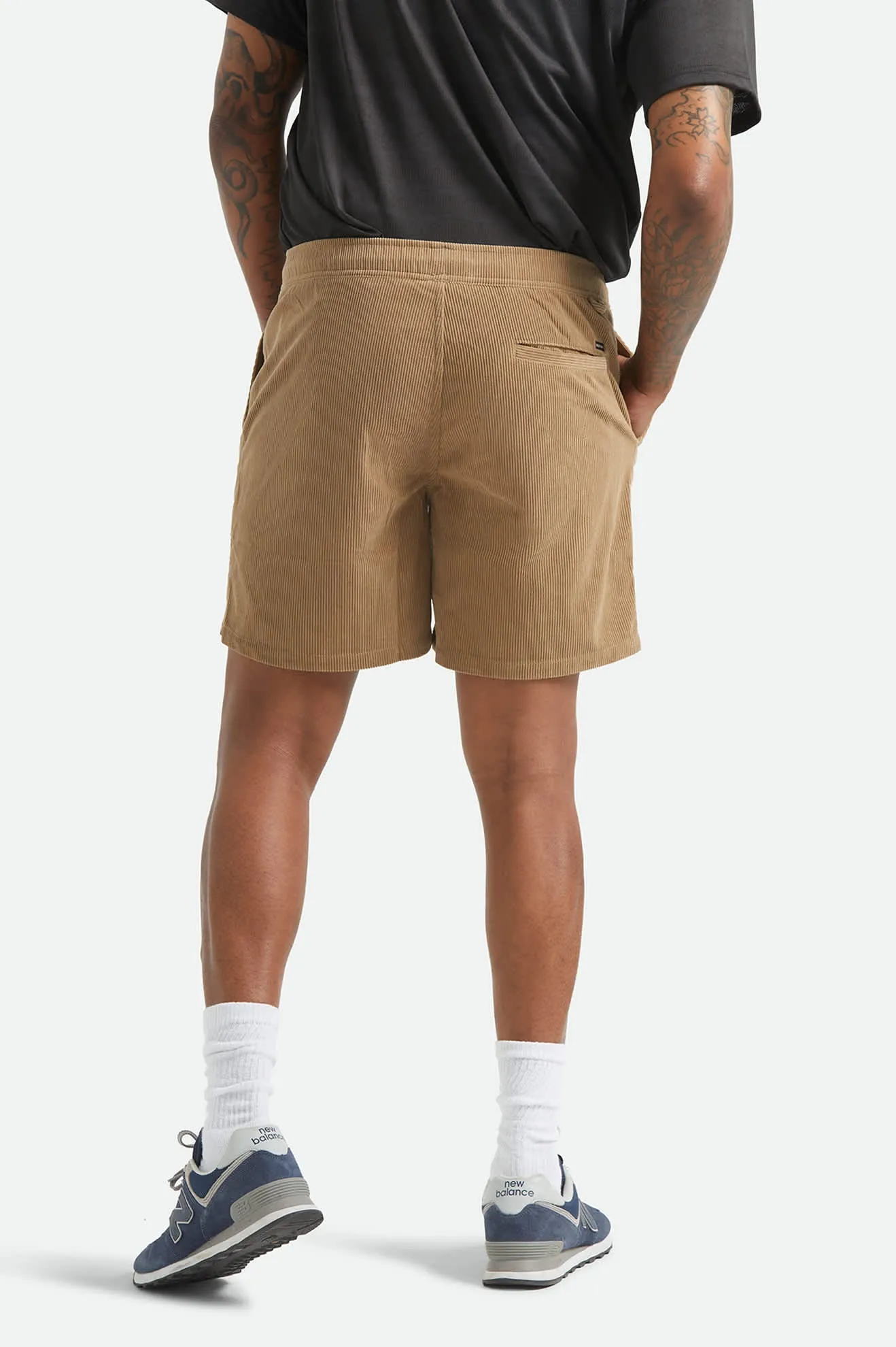 Everyday Corduroy Short - Vintage Khaki sold by Brixton product image thumbnail 4