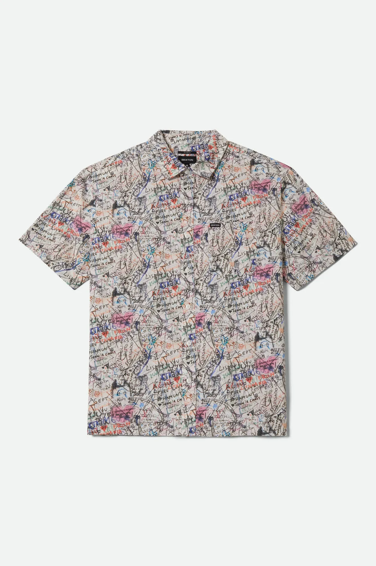 Cru Print Short Sleeve Shirt - Graffiti sold by Brixton