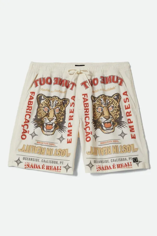 Everyday Stretch Hybrid Short 7" - Lost In Reality made by Brixton