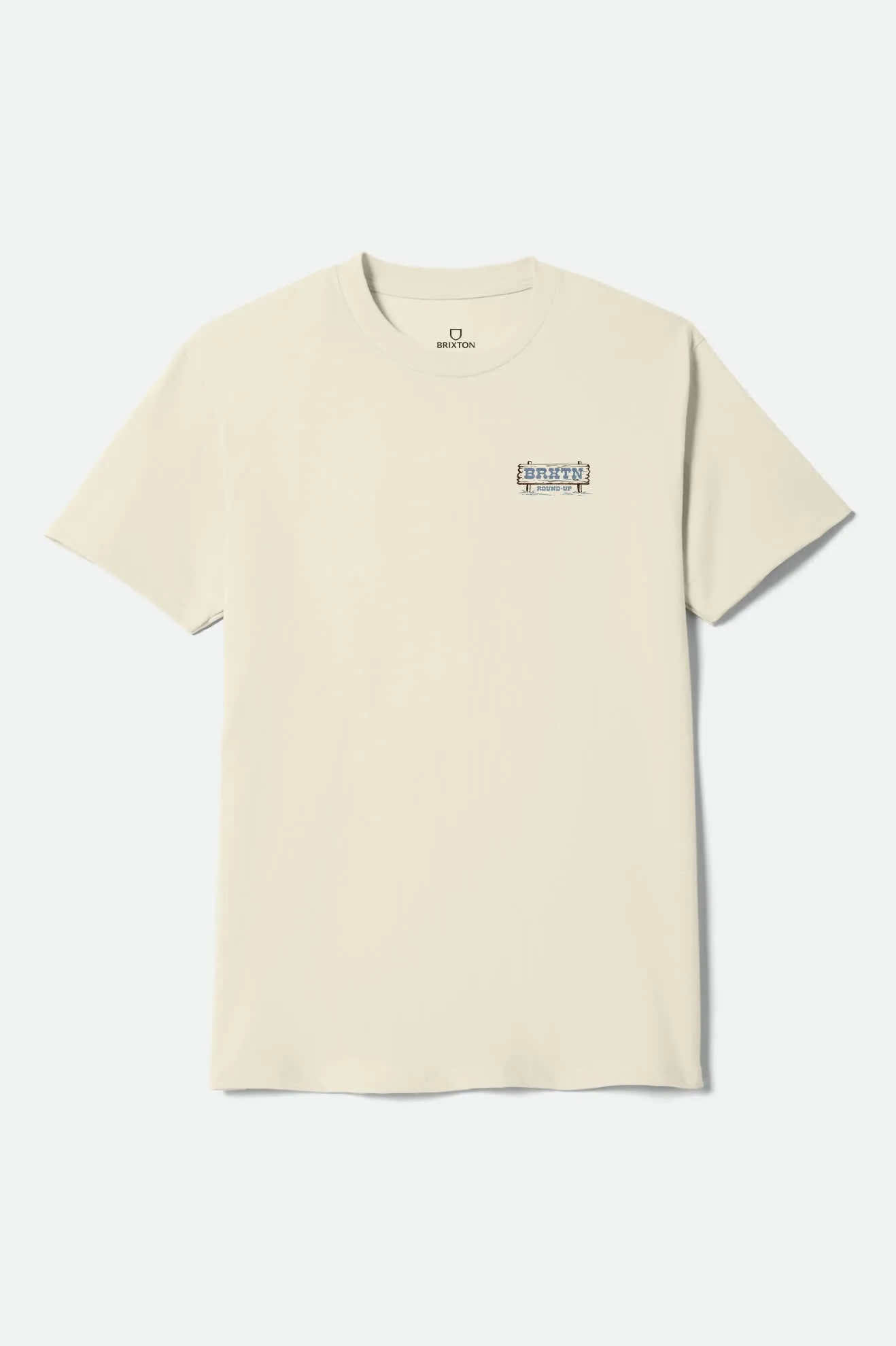 Hutchins Short Sleeve T-Shirt - Cream sold by Brixton product image thumbnail 2