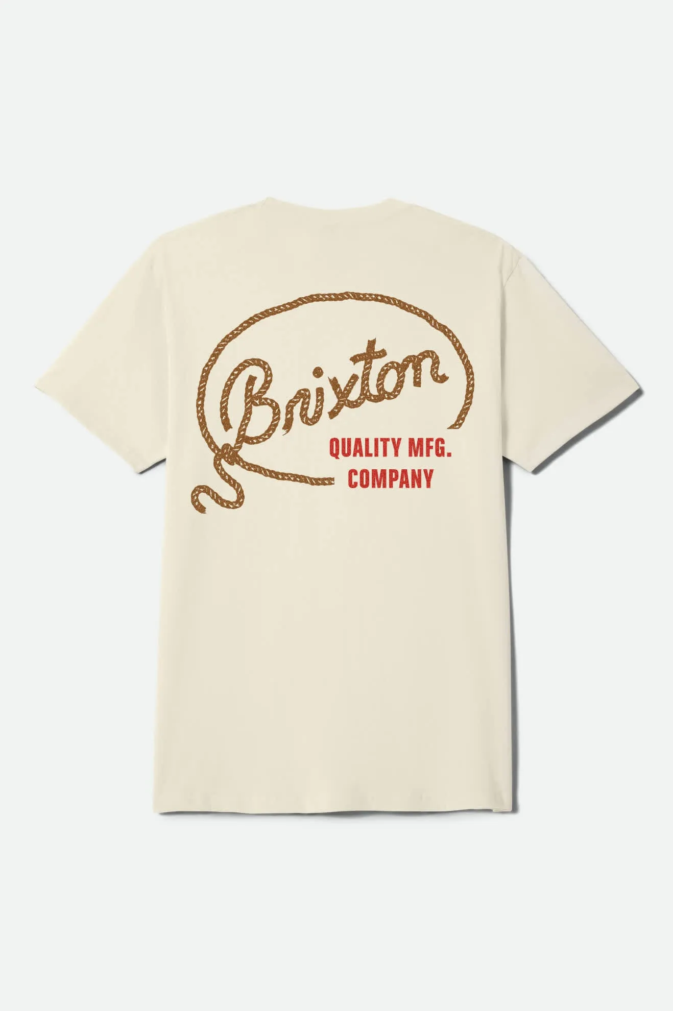 Gallatin Short Sleeve T-Shirt - Cream sold by Brixton product image thumbnail 2