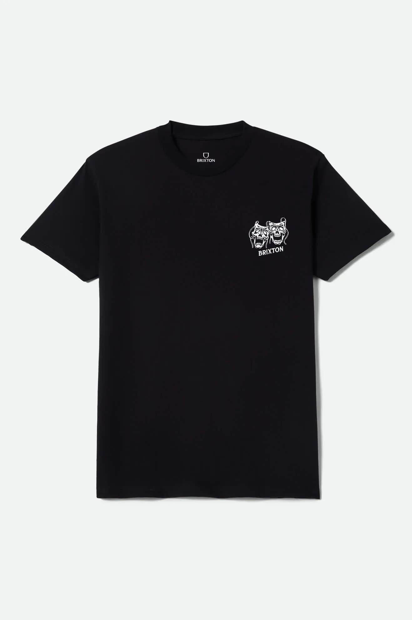 Smile Always Short Sleeve T-Shirt - Black Worn Wash sold by Brixton product image thumbnail 2