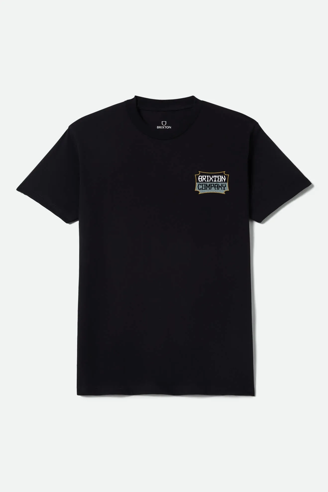 Pillar Short Sleeve T-Shirt - Black sold by Brixton product image thumbnail 2