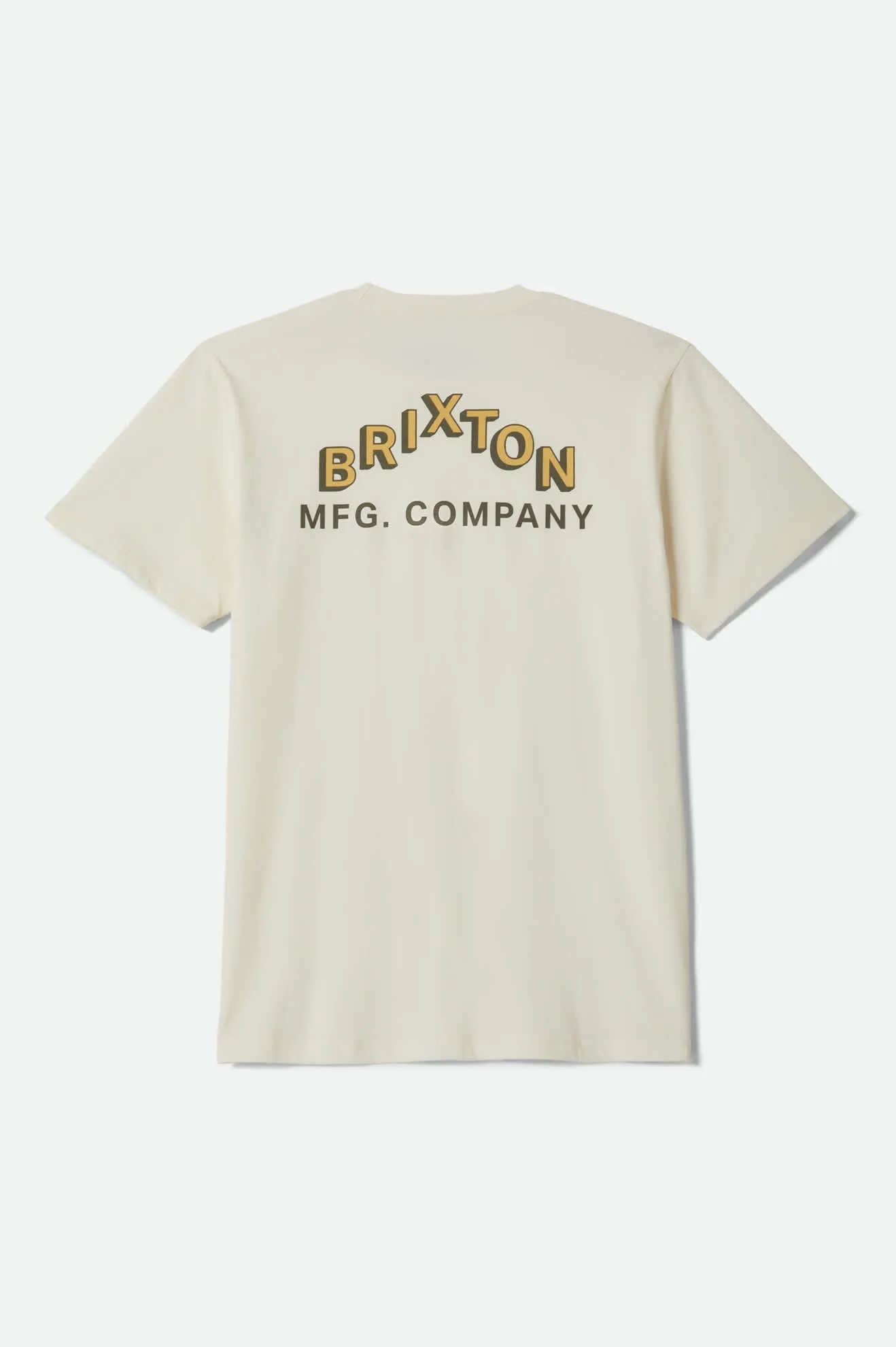 Roman Short Sleeve Pocket T-Shirt - White sold by Brixton