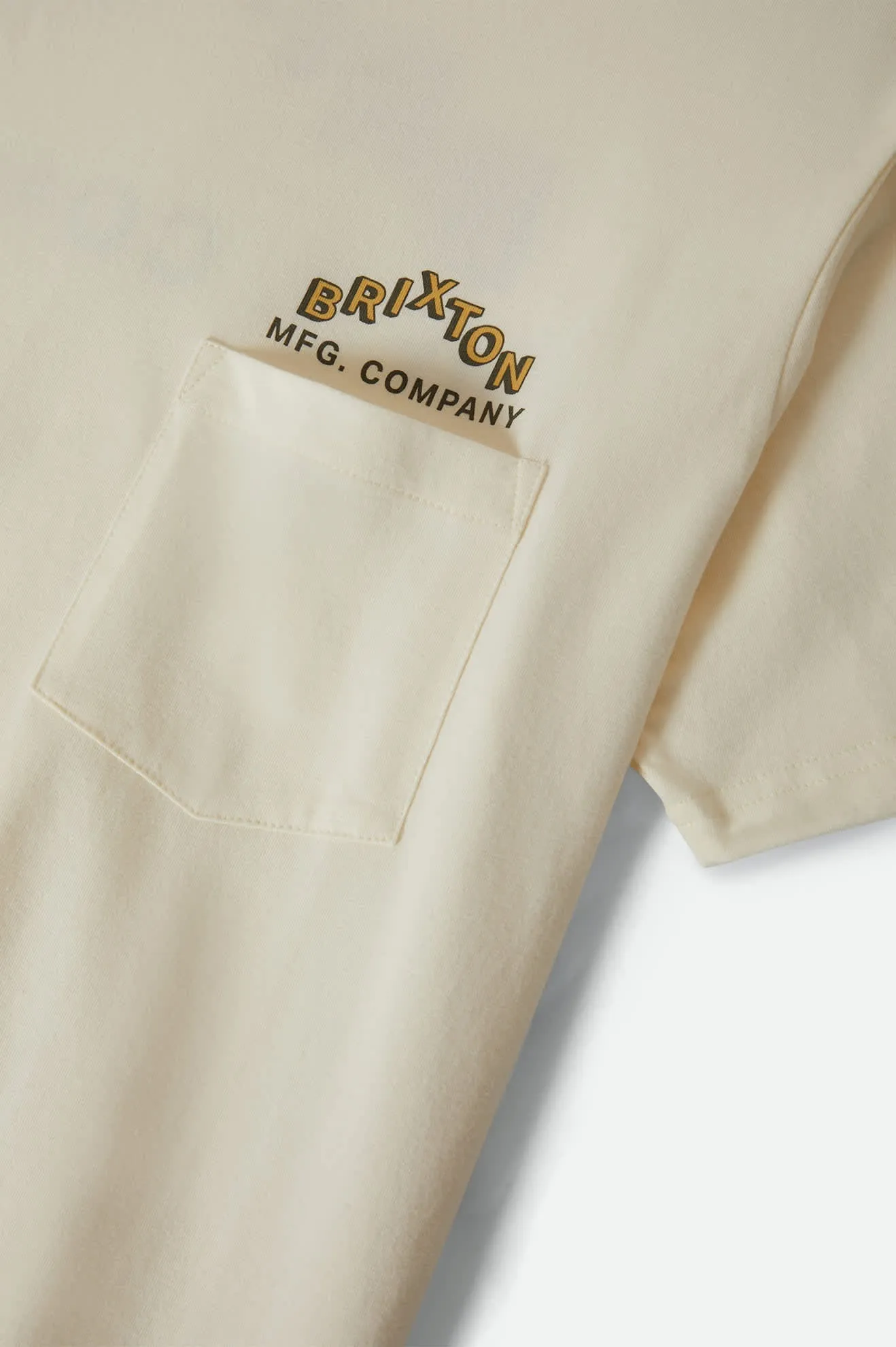 Roman Short Sleeve Pocket T-Shirt - White sold by Brixton product image thumbnail 5