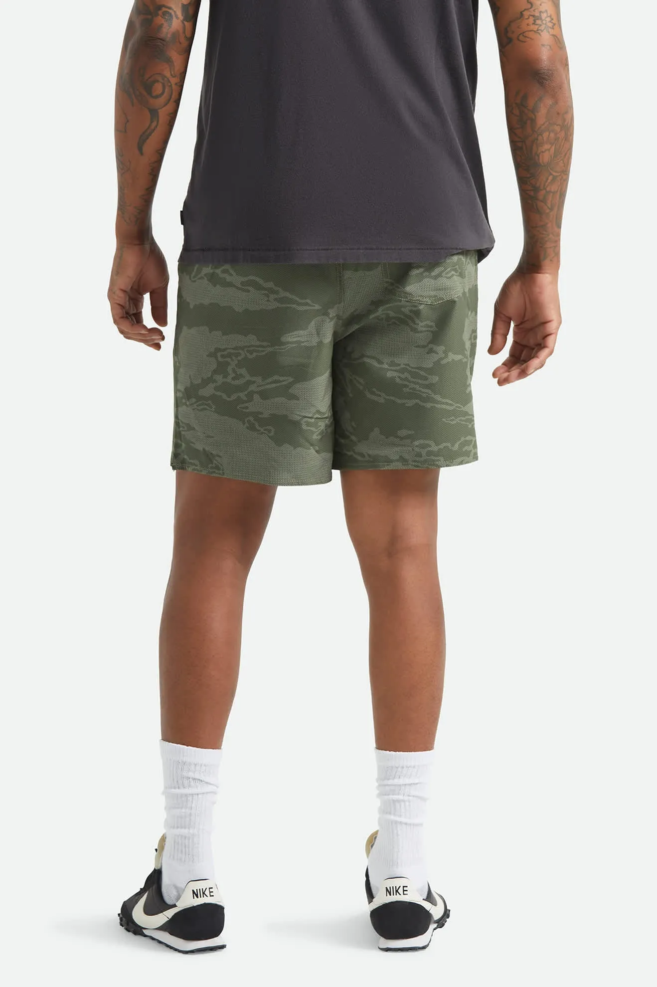 Journey Active Short - Olive Tiger Camo sold by Brixton product image thumbnail 4