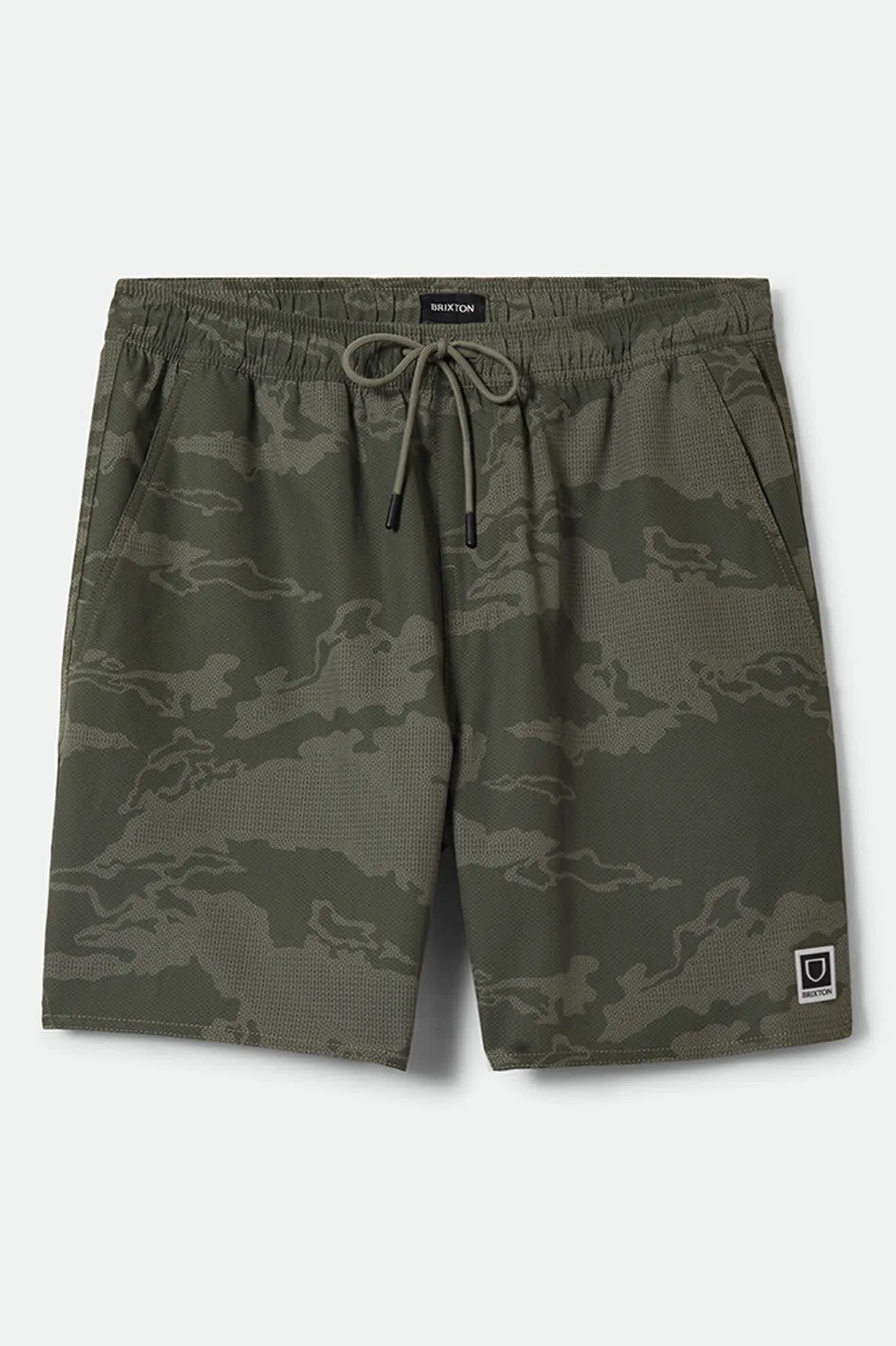 Journey Active Short - Olive Tiger Camo sold by Brixton