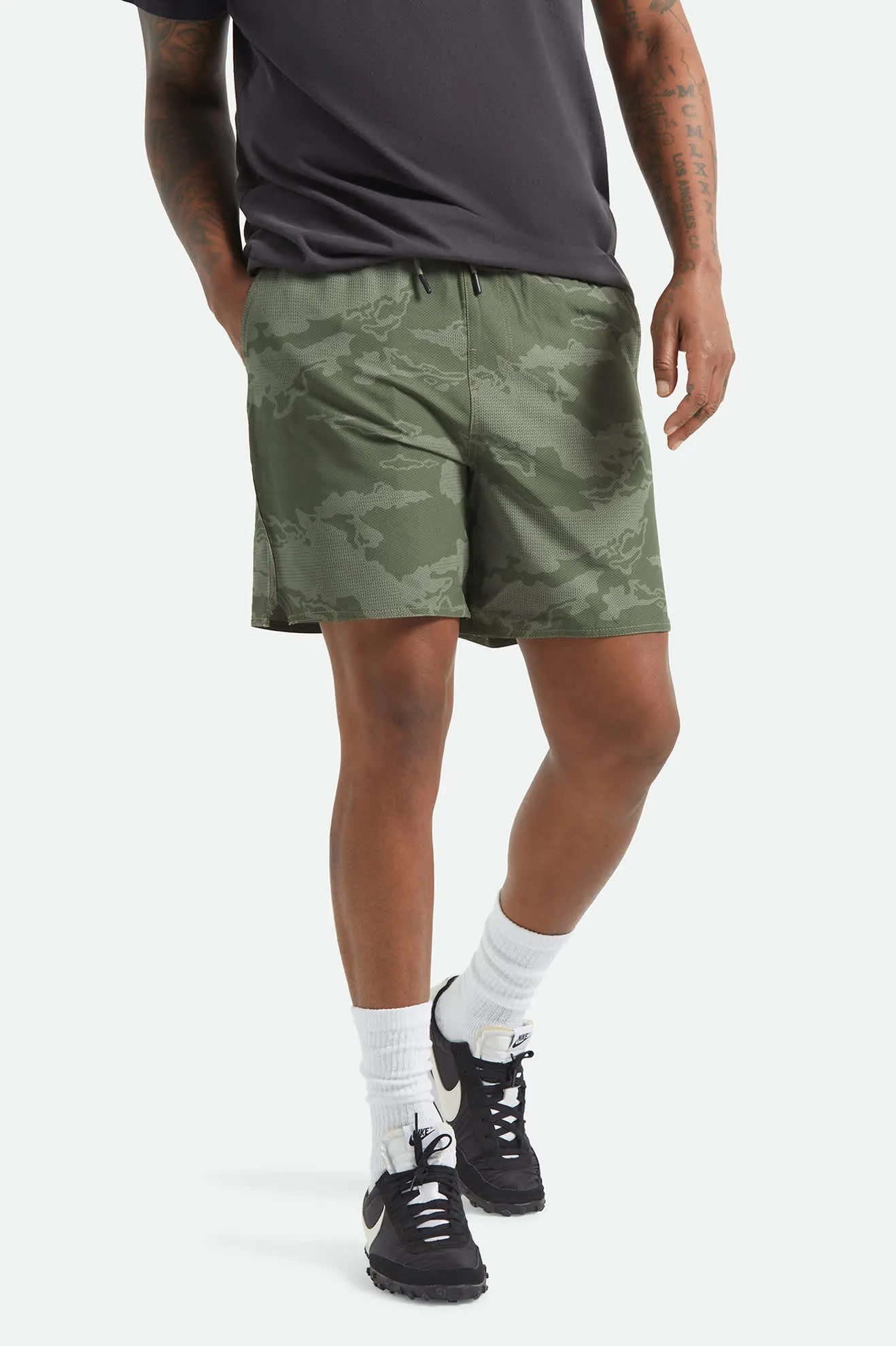 Journey Active Short - Olive Tiger Camo sold by Brixton product image thumbnail 2