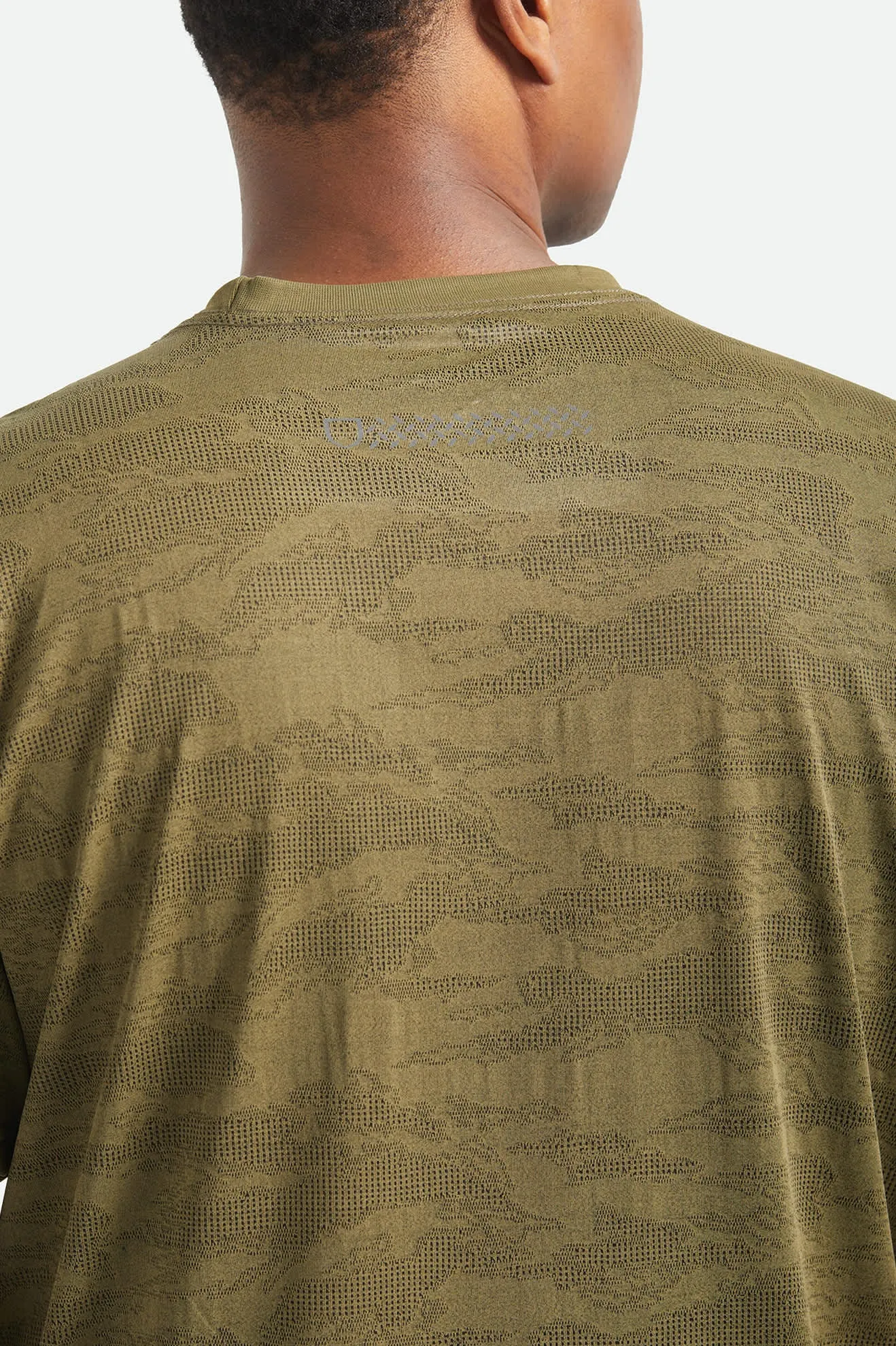 Journey Short Sleeve Pocket T-Shirt - Olive Tiger Camo sold by Brixton product image thumbnail 5
