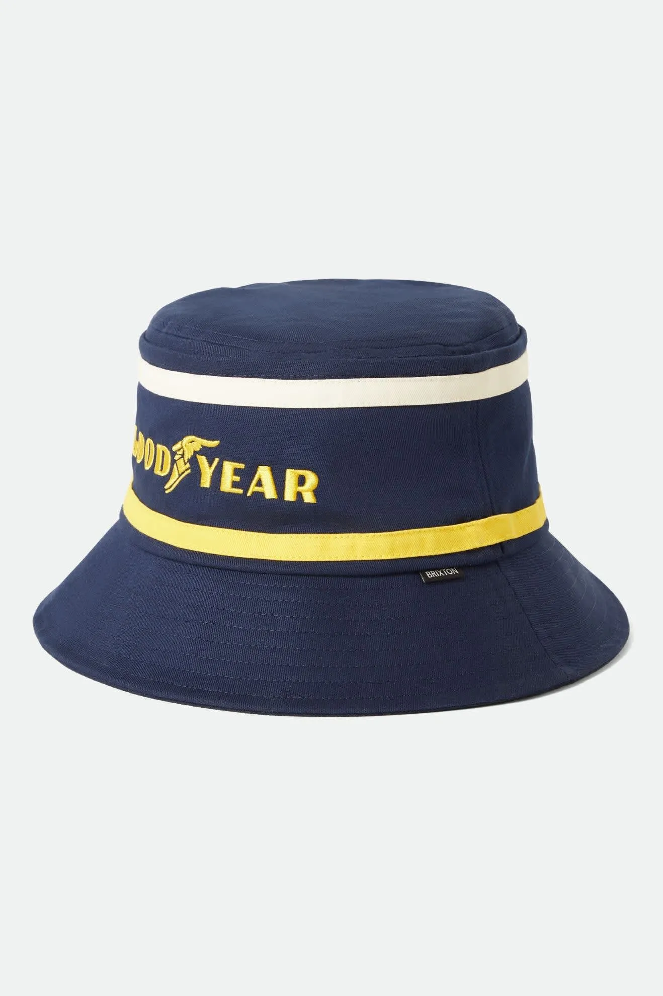 Goodyear Service Bucket Hat - Navy sold by Brixton