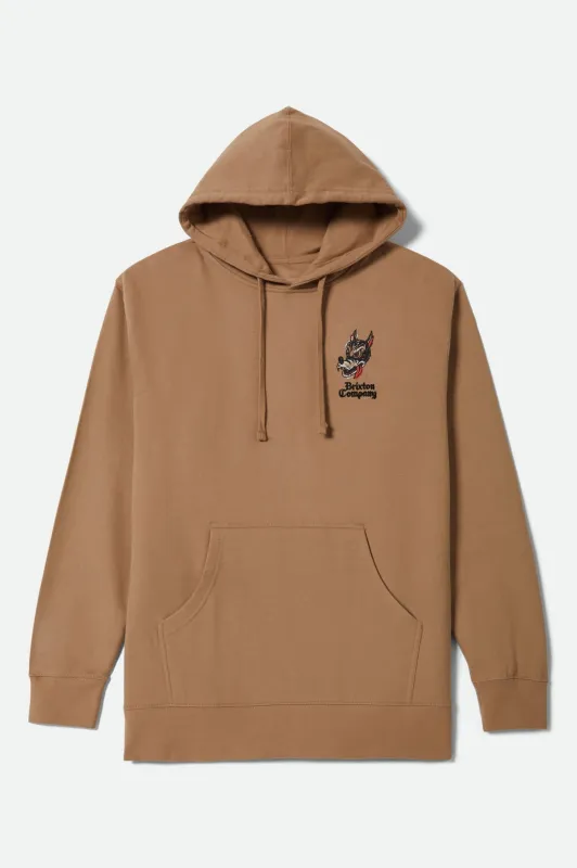 Dawg Hoodie - Sandstone made by Brixton