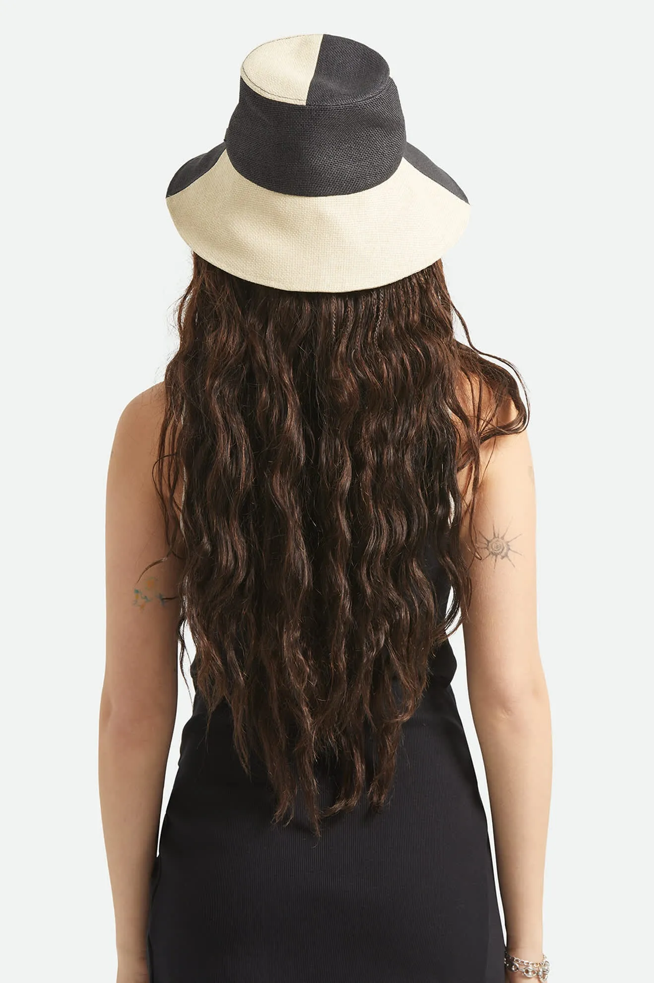Harmony Packable Bucket Hat - Natural/Black sold by Brixton product image thumbnail 4