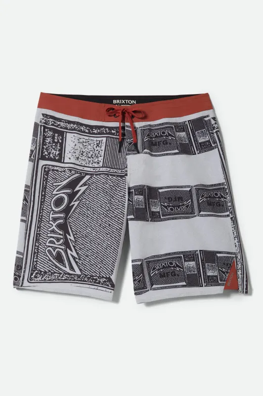 Blitz Boardshort 21" - TV Checker/Amber Terrian made by Brixton