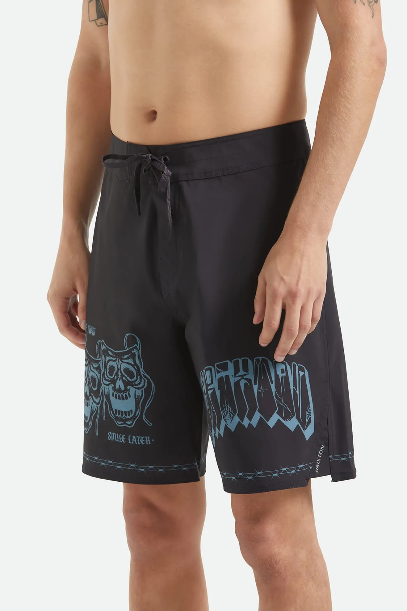 Blitz Boardshort 21" - Black Masks sold by Brixton product image thumbnail 5