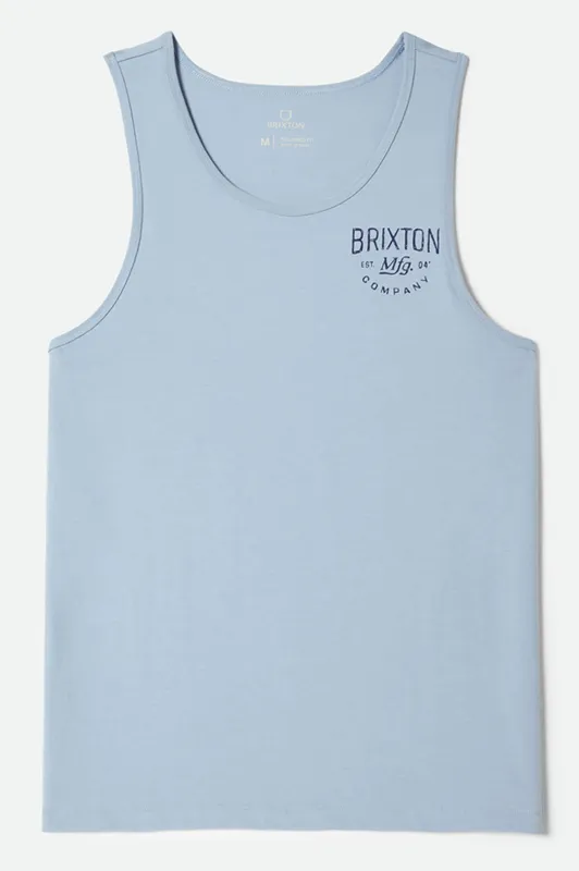 Fremont Tank Top - Dusty Blue made by Brixton