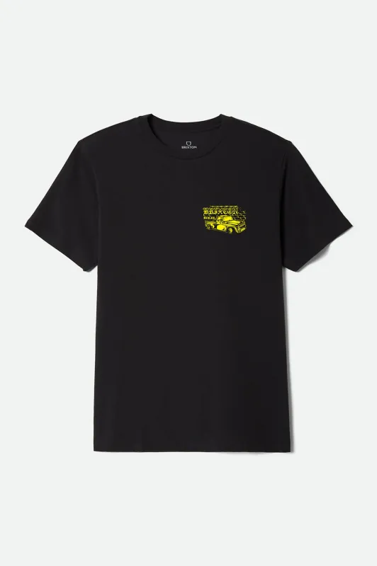 Cisco Short Sleeve Standard T-Shirt - Black made by Brixton