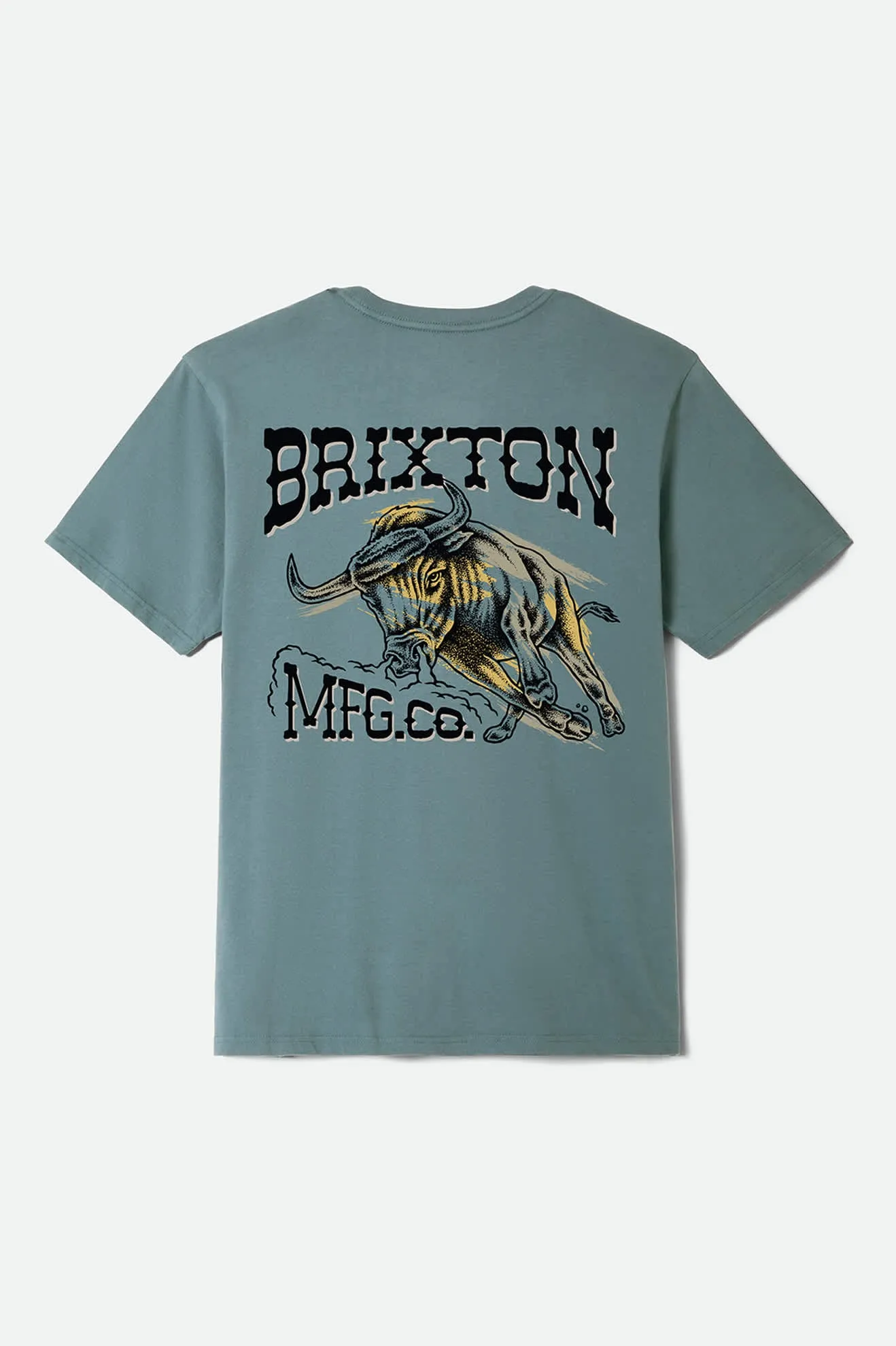 Barquero Short Sleeve Standard T-Shirt - Ocean Breeze sold by Brixton product image thumbnail 2